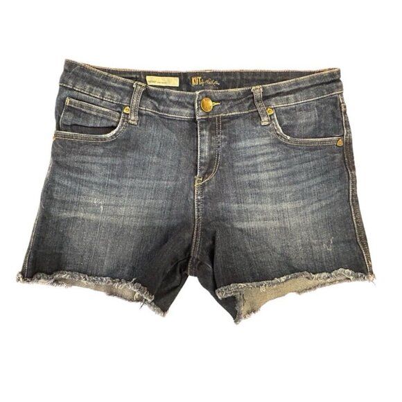 Kut from the Kloth Gidget Frey Short Cut-Off denim shorts - Picture 1 of 5